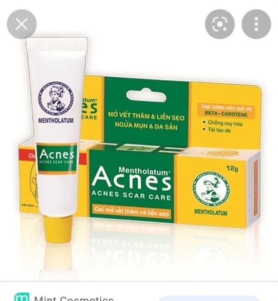 Gel mờ sẹo và giảm thâm mụn Acnes Tube 12g